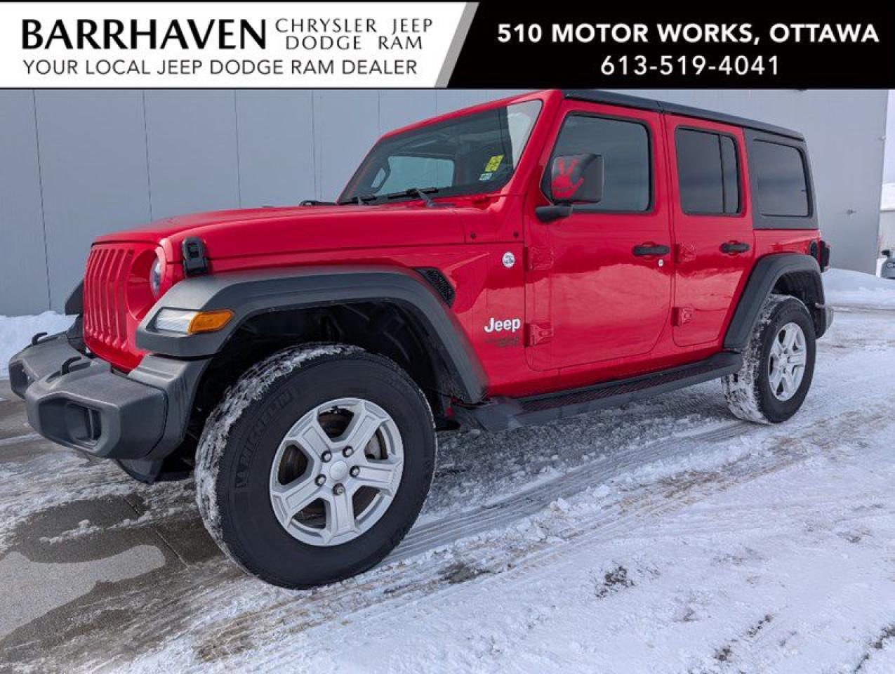 Used 2019 Jeep Wrangler Unlimited Sport S 4x4 | Ultra Low KM's for sale in Ottawa, ON