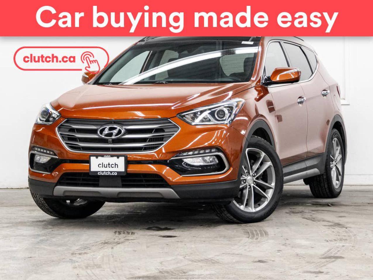 Used 2017 Hyundai Santa Fe Sport 2.0T Ultimate AWD w/ Apple CarPlay & Android Auto, Panoramic Moonroof, Nav for sale in Toronto, ON