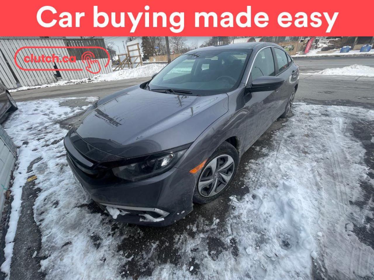 Used 2019 Honda Civic LX w/ Apple CarPlay & Android Auto, Rearview Cam, A/C for sale in Toronto, ON