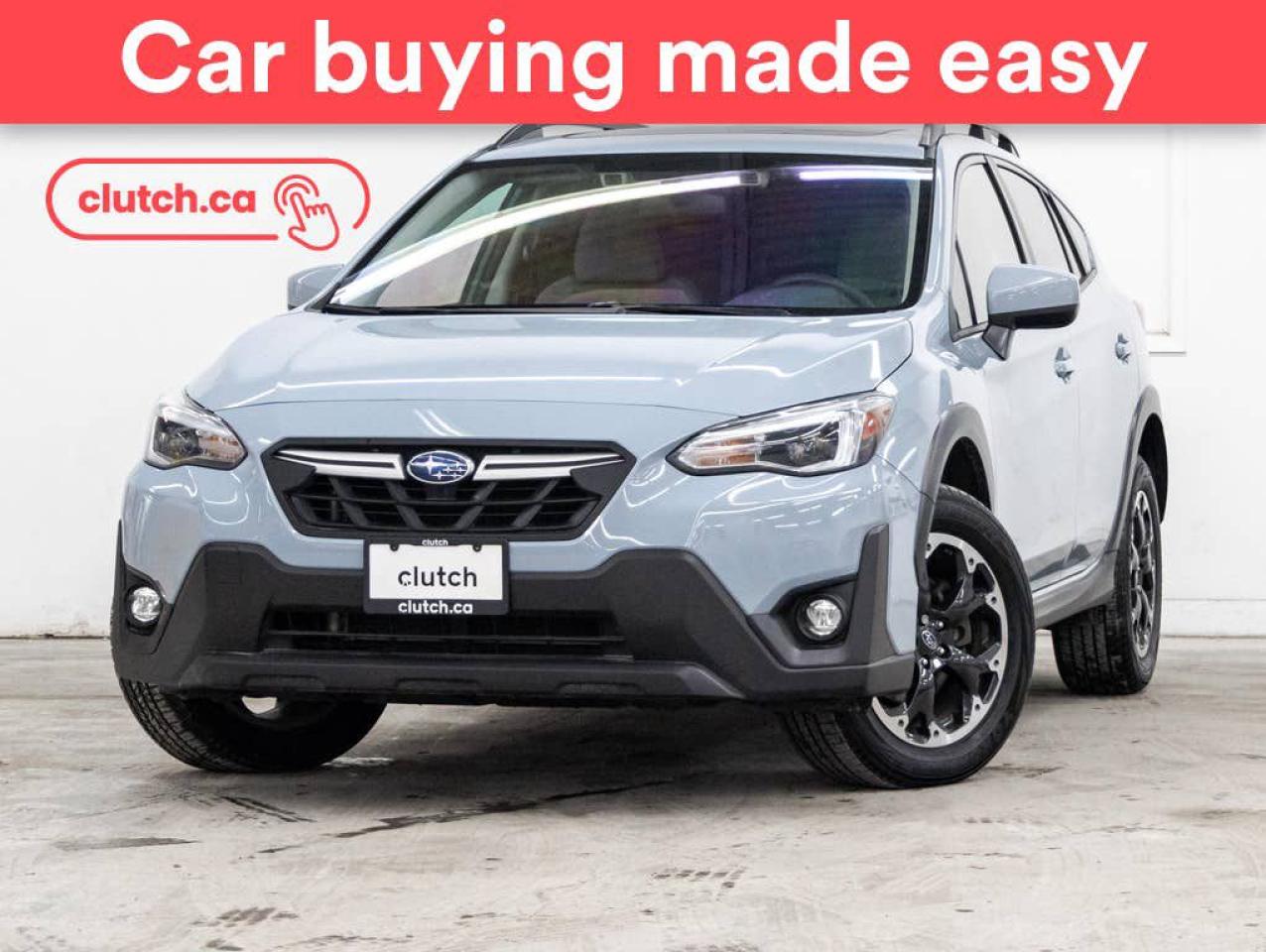 Used 2023 Subaru XV Crosstrek Sport AWD w/ Eyesight Pkg w/ Apple CarPlay & Android Auto, Power Moonroof, Rearview Cam for sale in Toronto, ON