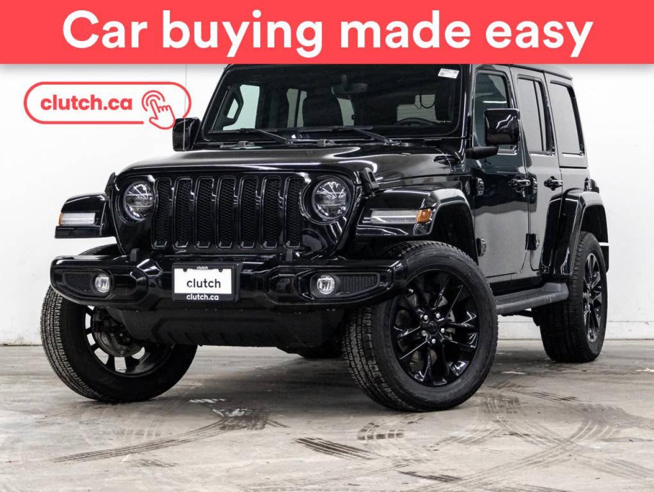 Used 2021 Jeep Wrangler Unlimited Sahara Altitude 4X4 w/ Apple CarPlay & Android Auto, Nav, Rearview Cam for sale in Toronto, ON