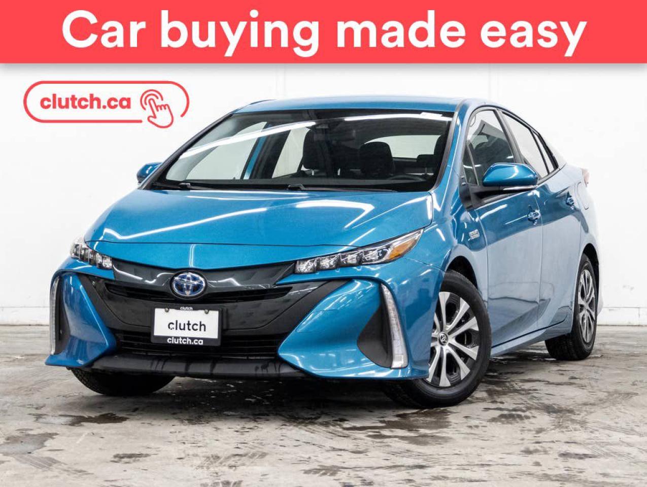 Used 2021 Toyota Prius Prime Base w/ Apple CarPlay & Android Auto, Rearview Cam, A/C for sale in Toronto, ON