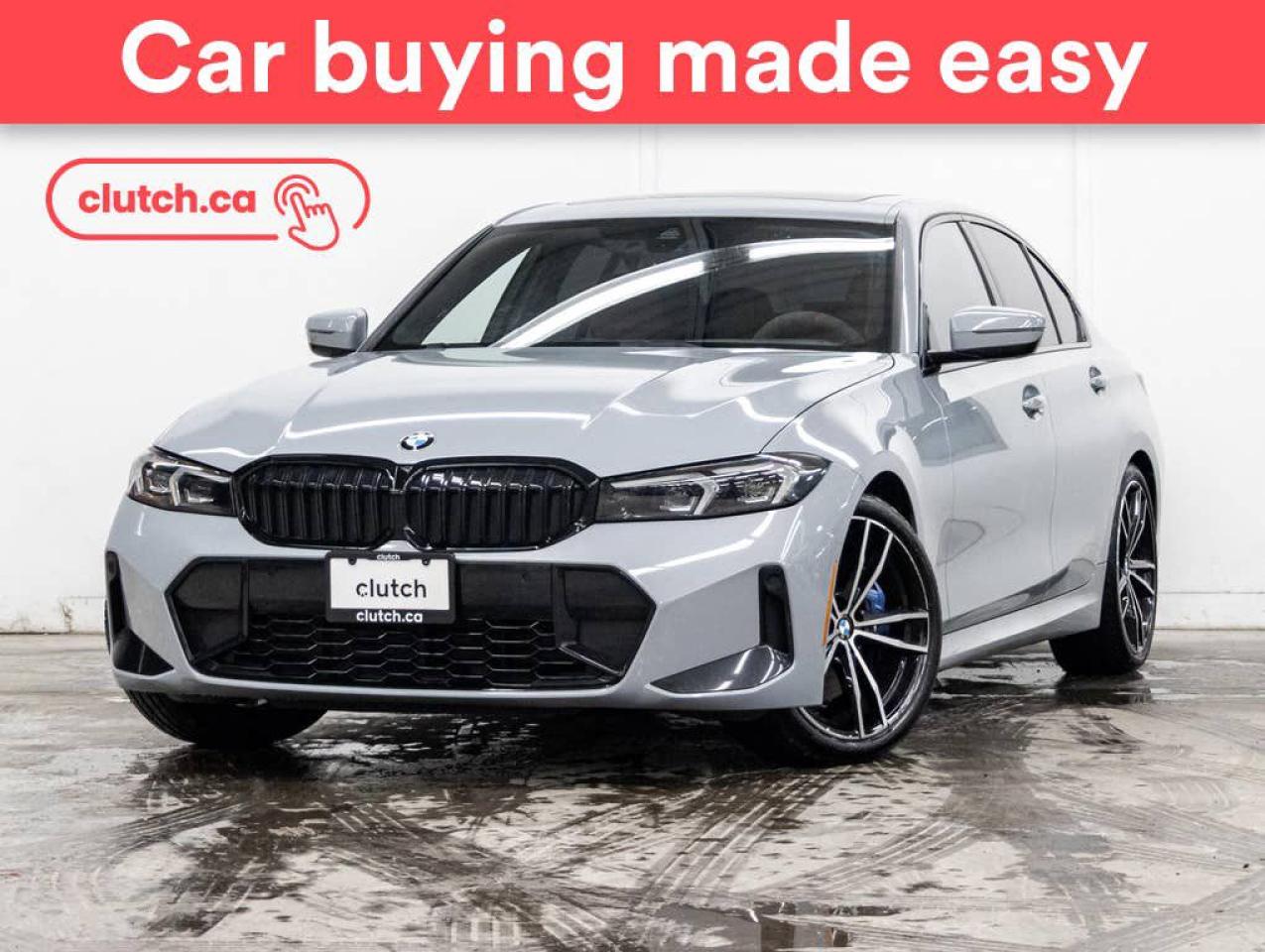 Used 2023 BMW 3 Series 330i xDrive AWD w/ Apple CarPlay & Android Auto, Power Moonroof, Nav for sale in Toronto, ON