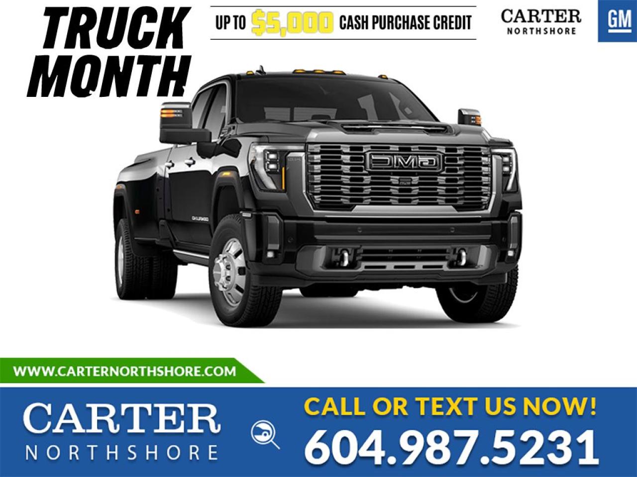New 2025 GMC Sierra 3500 HD DENALI ULTIMATE/CREW CAB for sale in North Vancouver, BC