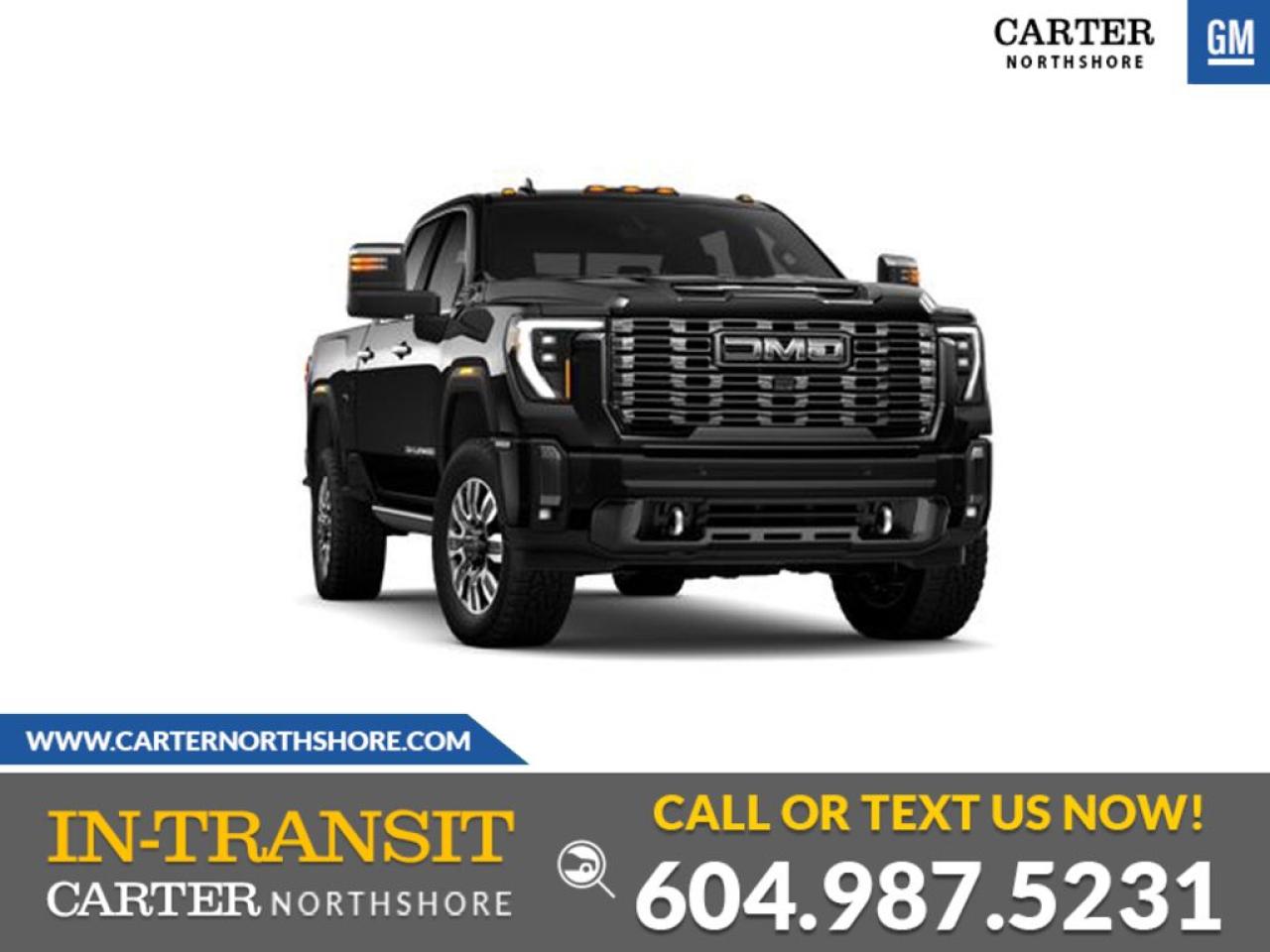 New 2025 GMC Sierra 2500 HD AT4X/Standard Box Crew Cab/DIESEL for sale in North Vancouver, BC