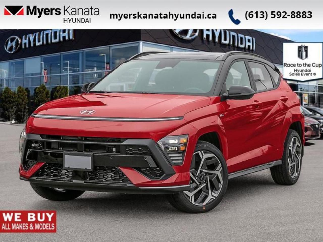 New 2025 Hyundai KONA N Line AWD  - $133.64 /Wk for sale in Kanata, ON