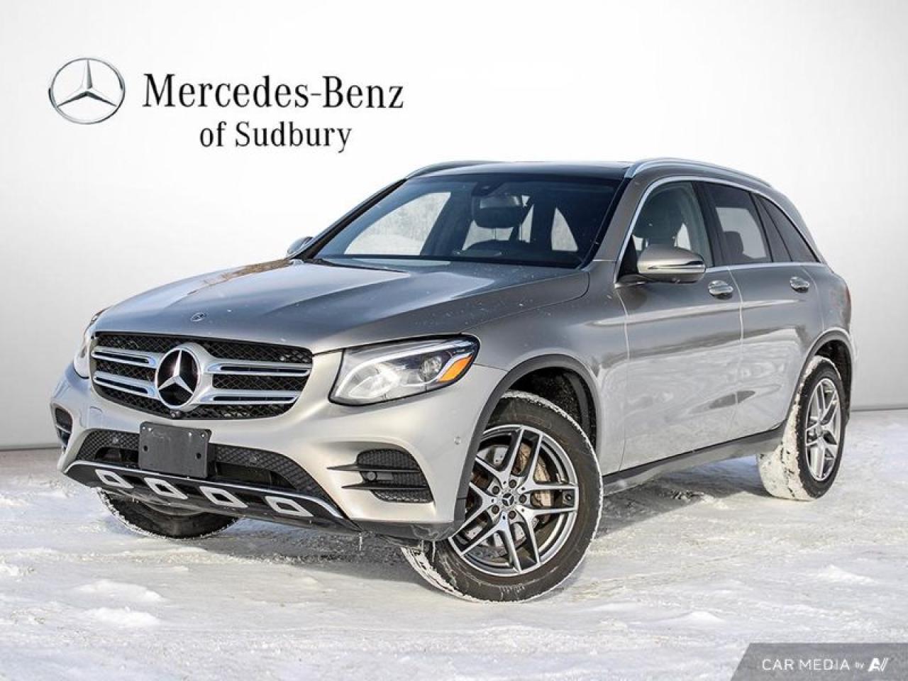 <b>Premium Plus Package, Sport Package, Premium Package, Open-Pore Dark Ash Wood Trim, Heated Steering Wheel!</b><br> <br> Check out our wide selection of <b>NEW</b> and <b>PRE-OWNED</b> vehicles today!<br> <br>   Spacious and sensuous, the acclaimed GLC cabin rewards your touch on every surface. This  2019 Mercedes-Benz GLC is fresh on our lot in Sudbury. <br> <br>The GLC aims to keep raising benchmarks for sport utility vehicles. Its athletic, aerodynamic body envelops an elegantly high-tech cabin. With sports car like performance and styling combined with astonishing SUV utility and capability, this is the vehicle for the active family on the go. Whether your next adventure is to the city, or out in the country, this GLC is ready to get you there in style and comfort. This  SUV has 70,000 kms. Its  mojave silver metallic in colour  . It has an automatic transmission and is powered by a  241HP 2.0L 4 Cylinder Engine.  It may have some remaining factory warranty, please check with dealer for details. <br> <br> Our GLCs trim level is 300 4MATIC SUV. This GLC 300 comes equipped with privacy glass, LED lighting with active headlamps, PRE-SAFE technology that readies your cabin for impending collisions, one touch calling, a rear view camera, rain sensing windshield wipers, and active assistance with braking, attention, crosswind, trailer stability, high beams, and blind spots for safety and convenience. For real SUV capability, this family sized SUV has ECO start/stop, a turbocharged motor, 9 speed dual clutch automatic transmission, shift paddles, 4 wheel independent suspension with adaptive damping, and torque vectoring sport brakes. Keeping you and passengers comfortable and connected for long drives is a power tilt/telescoping steering wheel with cruise and audio control, roof rails, power front seats with memory, heated front seats, power folding rear seats, dual zone automatic climate control, Mercedes me connect with app enabled remote start, power folding heated side mirrors, brake hold feature, and a 7 inch color display with 6 speakers, SiriusXM, dual USBs, Bluetooth streaming, HD radio, and in dash SD card reader. This vehicle has been upgraded with the following features: Premium Plus Package, Sport Package, Premium Package, Open-pore Dark Ash Wood Trim, Heated Steering Wheel, Trailer Hitch. <br> <br>To apply right now for financing use this link : <a href=https://www.mercedes-benz-sudbury.ca/finance/apply-for-financing/ target=_blank>https://www.mercedes-benz-sudbury.ca/finance/apply-for-financing/</a><br><br> <br/><br>Mercedes-Benz of Sudbury is conveniently located at 2091 Long Lake Road in Sudbury, Ontario. If you cant make it to us, we can accommodate you! Call us today to come in and see this vehicle!<br> Come by and check out our fleet of 20+ used cars and trucks and 50+ new cars and trucks for sale in Sudbury.  o~o