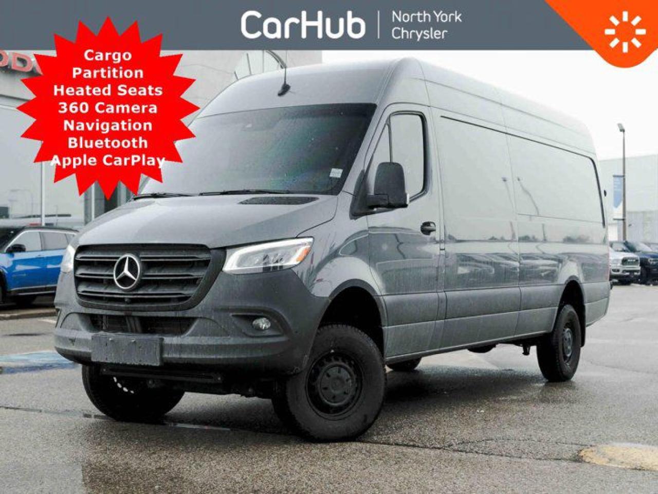 Used 2024 Mercedes-Benz Sprinter Cargo Van Cargo Partition Heated Seats 360 Cam Nav for sale in Thornhill, ON