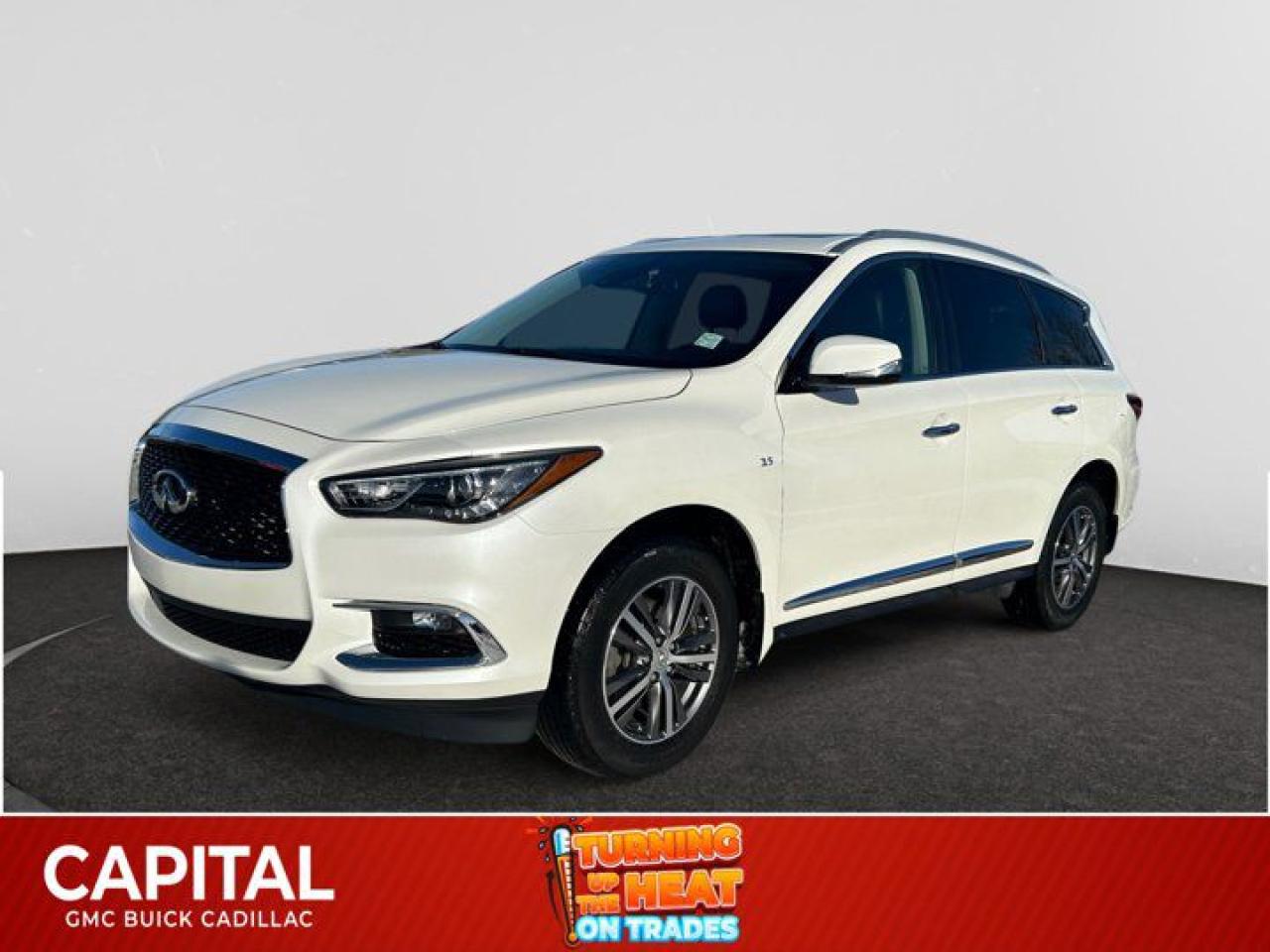 Used 2020 Infiniti QX60 Pure AWD | 7 Pass | Sunroof | Htd Leather | Htd Steering Wheel | Tow Pkg | Park Assist | Roof Rails for sale in Regina, SK