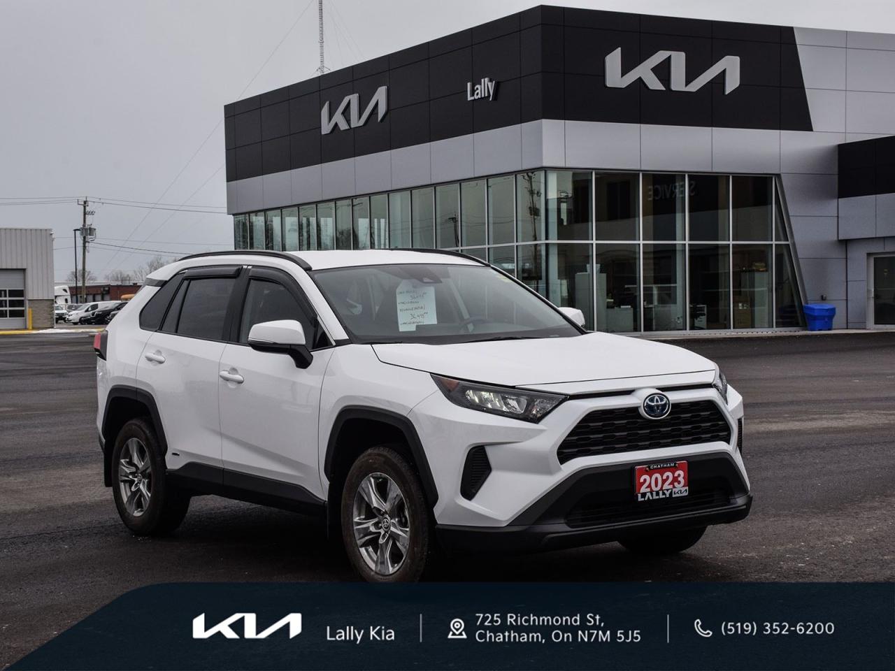 Used 2023 Toyota RAV4 Hybrid COMES WITH WINTER TIRE SET | HEATED FRONT BUCKET SEATS| PREMIUM FABRIC SEAT TRIM | REMOTE KEYLESS ENTRY | STEERING WHEEL MOUNTED AUDIO CONTROLS | TURN SIGNAL INDICATOR MIRRORS | 17