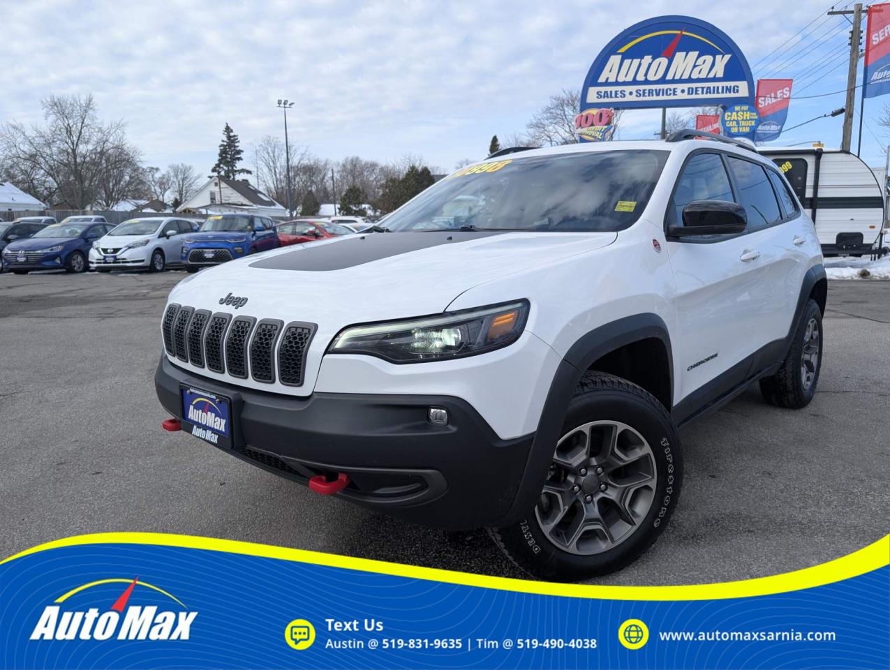 Used 2022 Jeep Cherokee Trailhawk for sale in Sarnia, ON