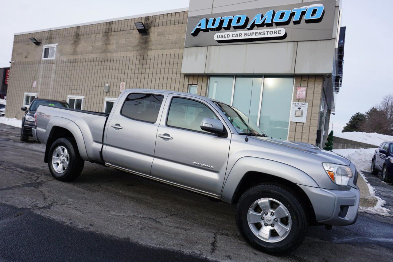 Used 2014 Toyota Tacoma V6-TRD CREW LONG 4WD CERTIFIED *ACCIDENT FREE* CAMERA BLUETOOTH HEATED SEATS CRUISE ALLOYS for sale in Burlington, ON