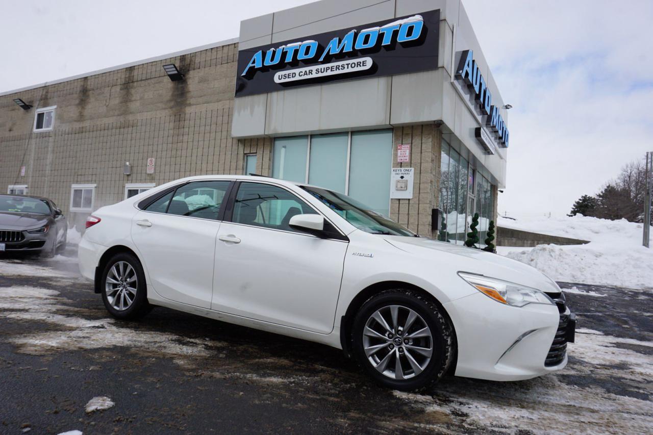 Used 2017 Toyota Camry HYBRID XLE CERTIFIED CAMERA NAV BLUETOOTH LEATHER HEATED SEATS SUNROOF CRUISE ALLOYS for sale in Burlington, ON