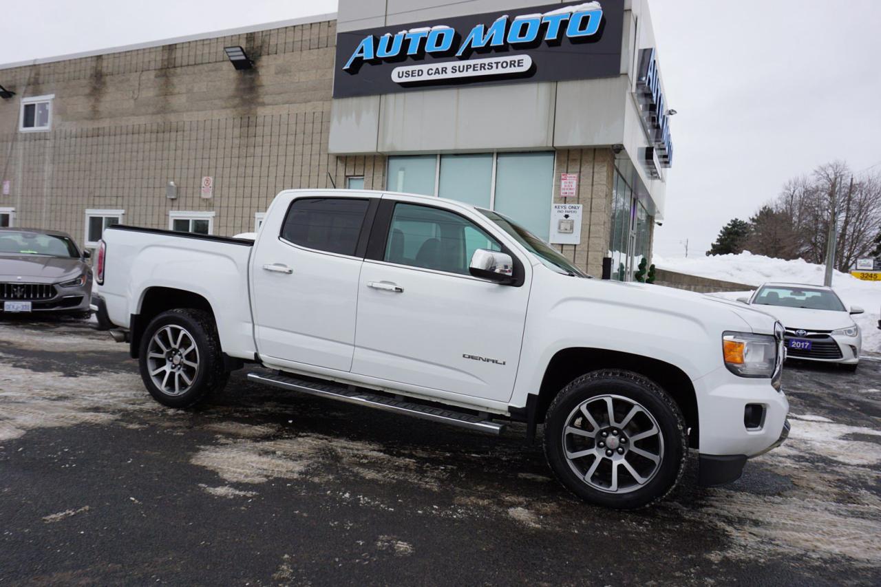 Used 2020 GMC Canyon 3.6L V6 DENALI CREW 4ED L.BED CERTIFIED *ACCIDENT FREE* CAMERA NAV BLUETOOTH LEATHER HEATED SEATS CRUISE ALLOYS for sale in Burlington, ON