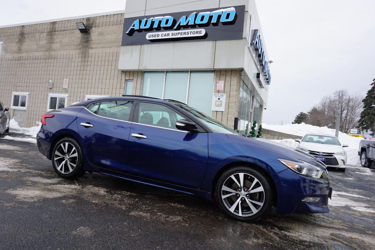 Used 2016 Nissan Maxima 3.5L V6 SL CERTIFIED *ACCIDENT FREE* CAMERA NAV BLUETOOTH LEATHER HEATED SEATS PANO ROOF CRUISE ALLOYS for sale in Burlington, ON