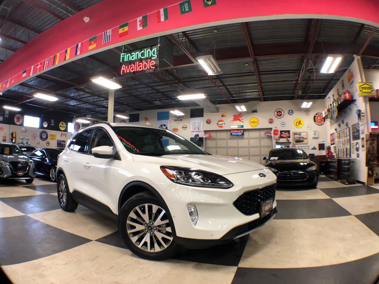 Used 2020 Ford Escape TITANIUM HYBRID AWD LEATHER NAV B/SPOT CAMERA for sale in North York, ON