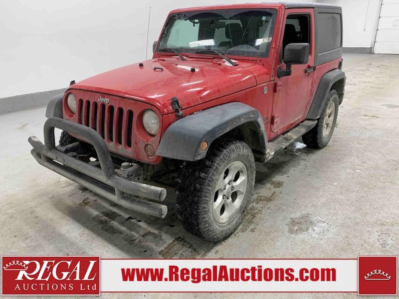 Used 2012 Jeep Wrangler SPORT for sale in Calgary, AB