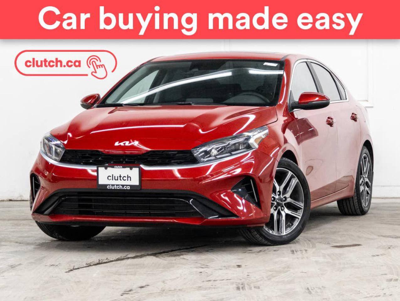 Used 2024 Kia Forte EX+ w/ Apple CarPlay & Android Auto, Power Moonroof, Rearview Cam for sale in Toronto, ON