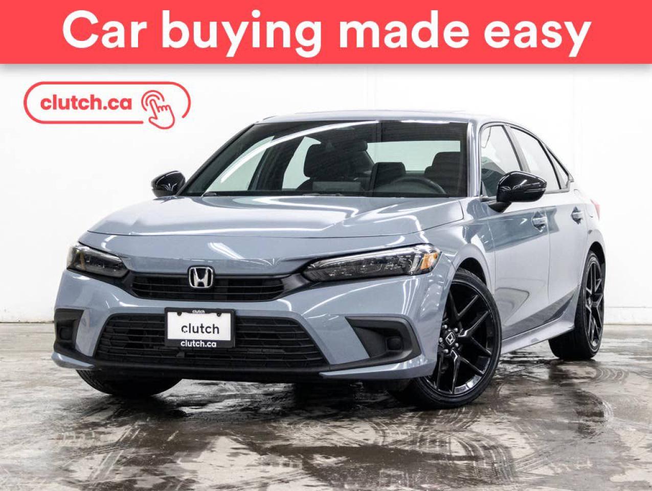 Used 2022 Honda Civic Sport w/ Apple CarPlay & Android Auto, Power Moonroof, Rearview Cam for sale in Toronto, ON