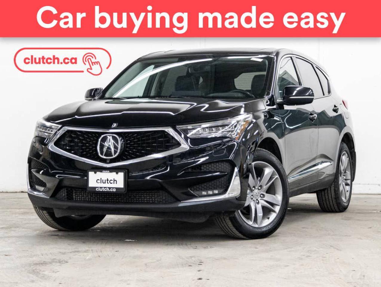 Used 2021 Acura RDX Platinum Elite AWD w/ Apple CarPlay & Android Auto, Panoramic Moonroof, Nav for sale in Toronto, ON