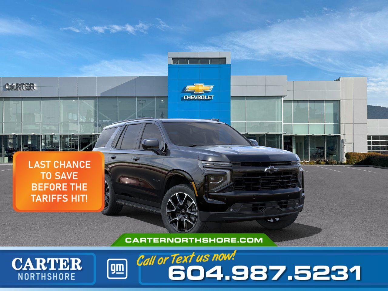 New 2025 Chevrolet Tahoe RST/Panoramic Sunroof/Leather for sale in North Vancouver, BC