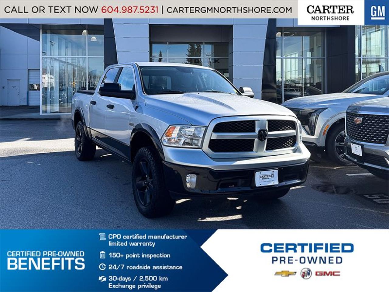 Used 2017 RAM 1500 Outdoorsman/Navigation/Moonroof for sale in North Vancouver, BC