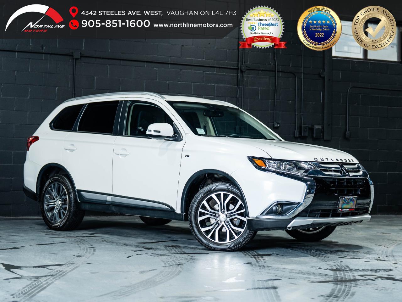 Used 2018 Mitsubishi Outlander SE AWC/7 PASS/ROOF/CAM/BLIND SPOT/KEYLESS IGNITION for sale in Vaughan, ON