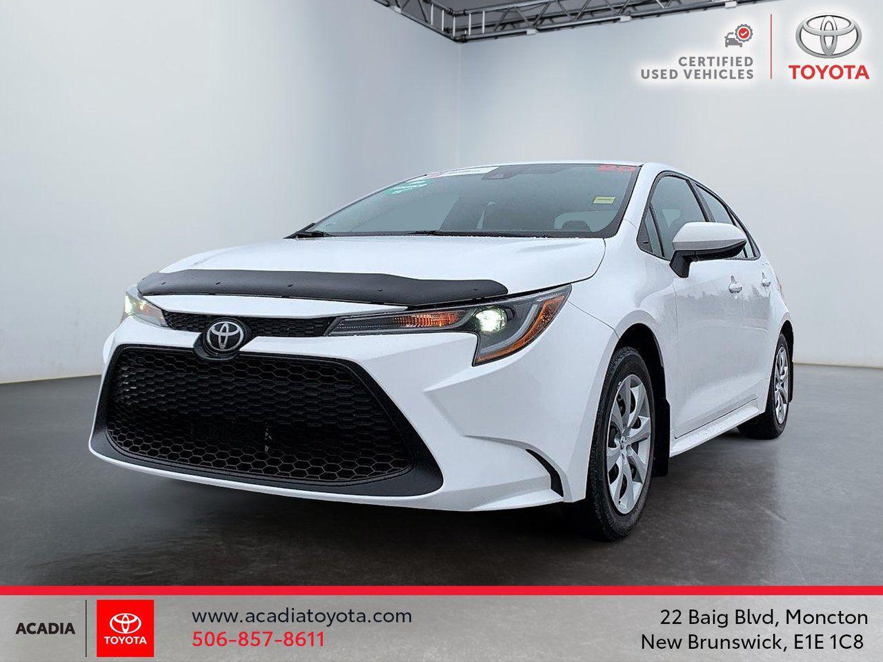 Used 2020 Toyota Corolla LE CVT for sale in Moncton, NB