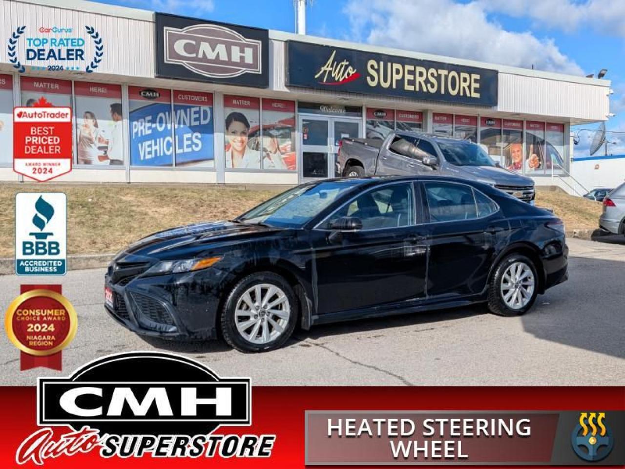 Used 2022 Toyota Camry SE  CAM ADAP-CC APPLE-CP HTD-SEATS for sale in St. Catharines, ON