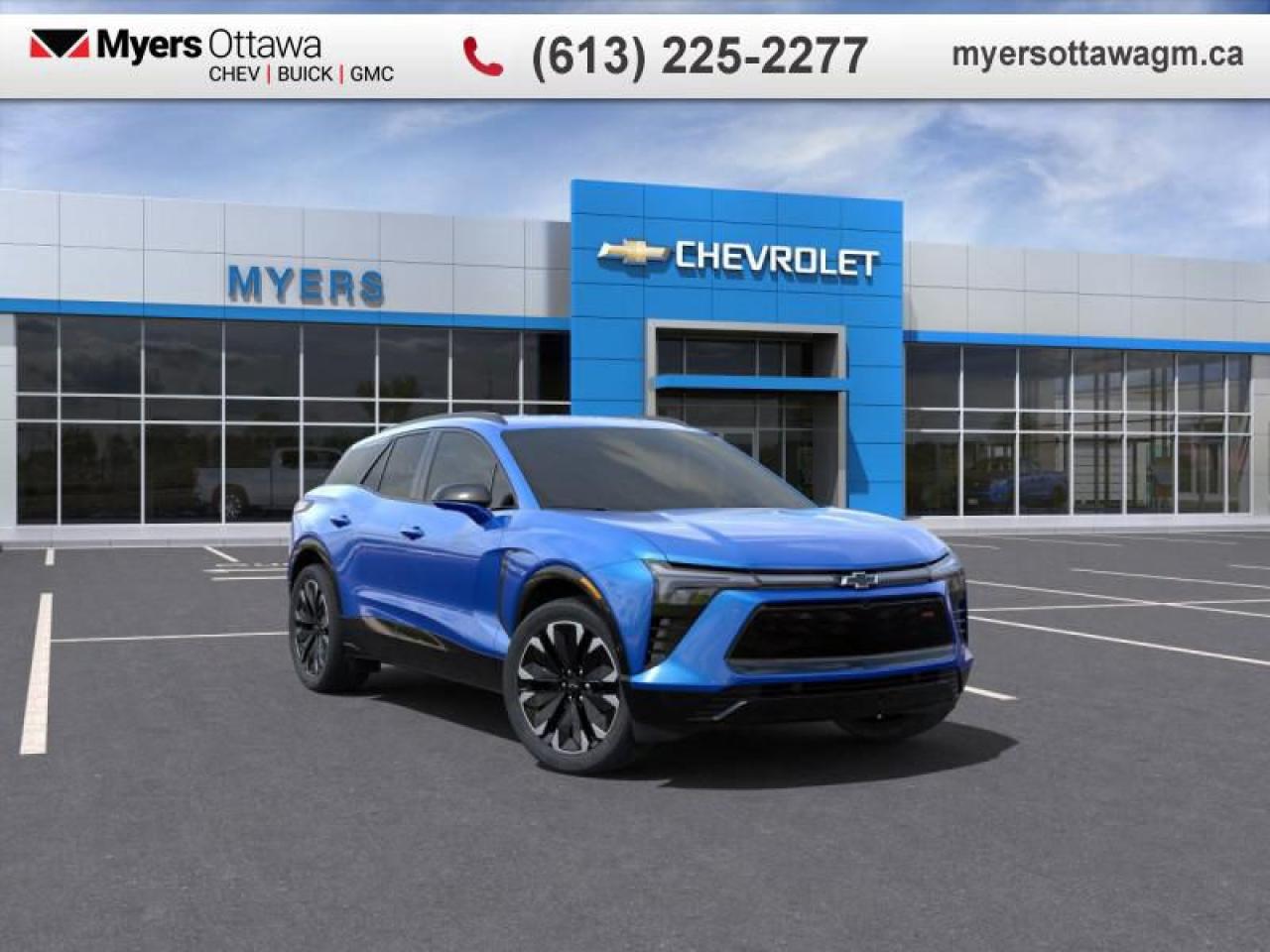 New 2025 Chevrolet Blazer EV AWD RS  3RS, AWD, RIPTIDE BLUE, IN STOCK! for sale in Ottawa, ON