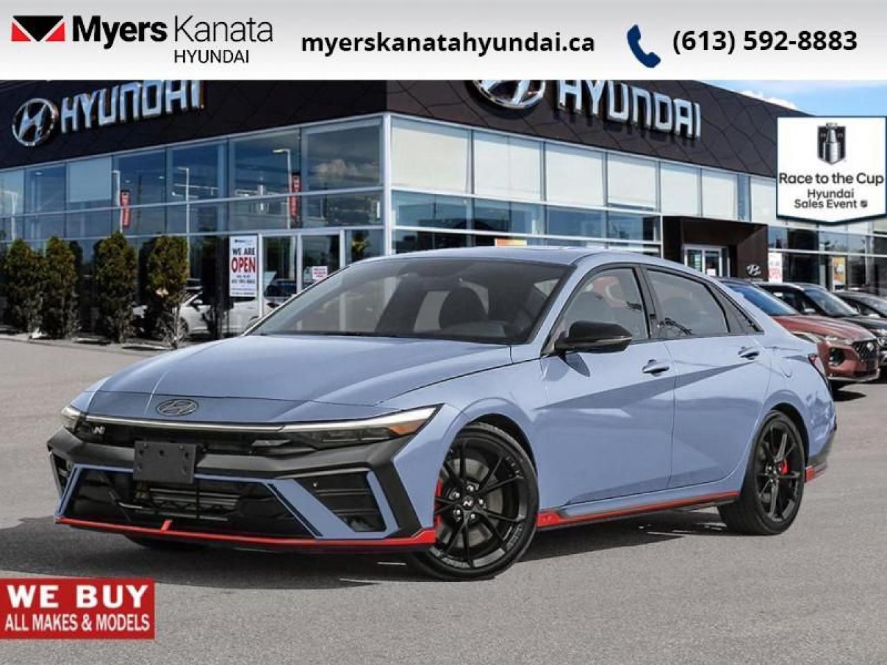 New 2025 Hyundai Elantra N Manual  - Sunroof -  Premium Audio - $147.29 /Wk for sale in Kanata, ON