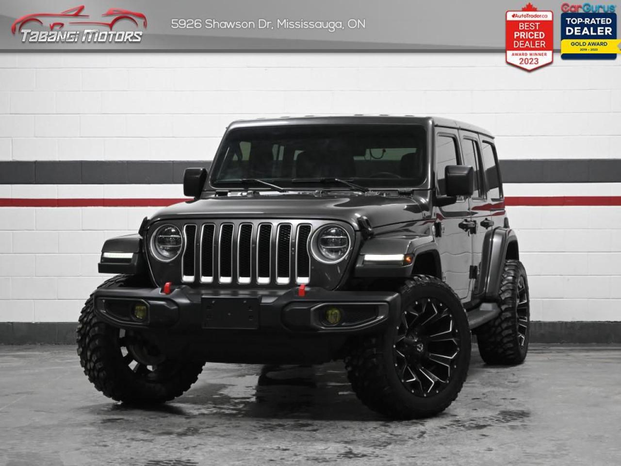 Used 2019 Jeep Wrangler Unlimited Sahara  Navigation Alpine Blind Spot Leather Heated Seats Remote Start for sale in Mississauga, ON