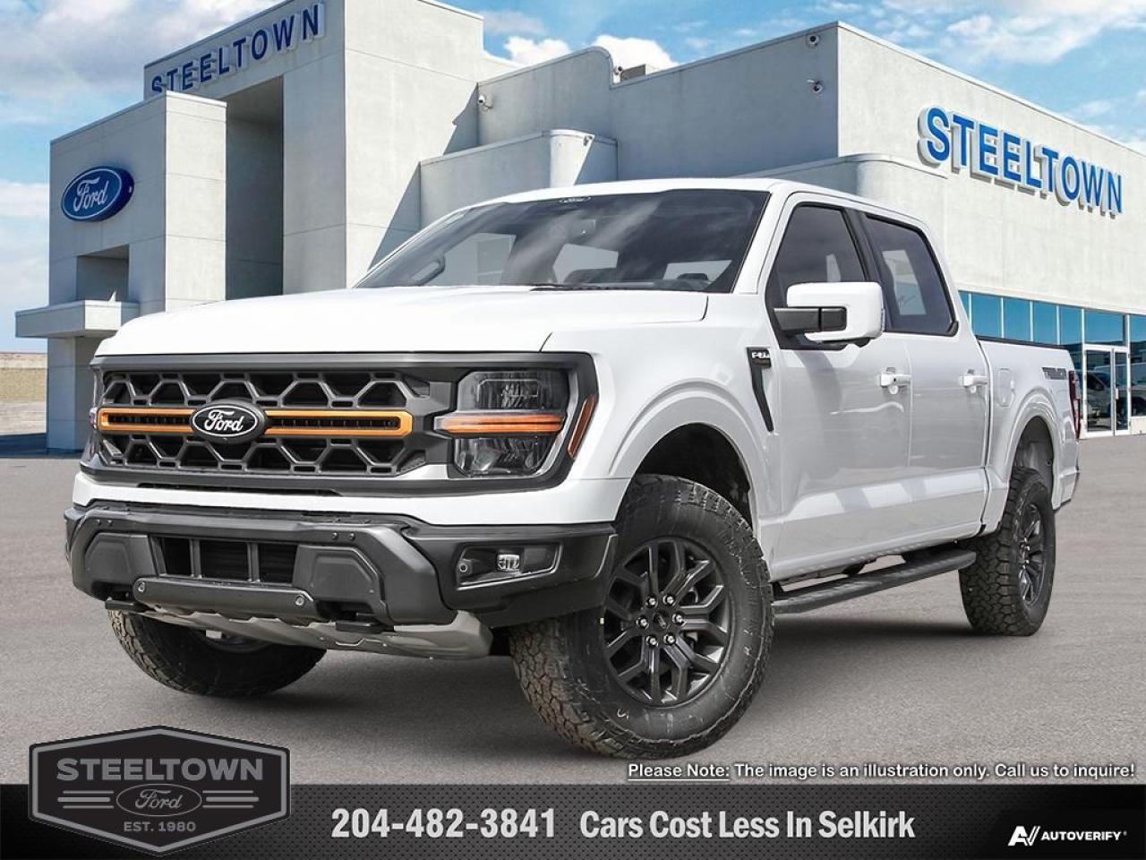 <b>Off-Road Package,  Heated Seats,  Climate Control,  Aluminum Wheels,  Running Boards!</b><br> <br> <br> <br>We value your TIME, we wont waste it or your gas is on us!   We offer extended test drives and if you cant make it out to us we will come straight to you!<br> <br>  The Ford F-Series is the best-selling vehicle in Canada for a reason. Its simply the most trusted pickup for getting the job done. <br> <br>Just as you mold, strengthen and adapt to fit your lifestyle, the truck you own should do the same. The Ford F-150 puts productivity, practicality and reliability at the forefront, with a host of convenience and tech features as well as rock-solid build quality, ensuring that all of your day-to-day activities are a breeze. Theres one for the working warrior, the long hauler and the fanatic. No matter who you are and what you do with your truck, F-150 doesnt miss.<br> <br> This oxford white Crew Cab 4X4 pickup   has an automatic transmission and is powered by a  400HP 3.5L V6 Cylinder Engine.<br> <br> Our F-150s trim level is Tremor. Upgrading to this Ford F-150 Tremor is a great choice as it comes loaded with exclusive aluminum wheels, a performance off-road suspension, a dual stainless steel exhaust with black tip, front fog lights, remote keyless entry and remote engine start, Ford Co-Pilot360 that features lane keep assist, pre-collision assist and automatic emergency braking. Enhanced features include body colored exterior accents, SYNC 4 with enhanced voice recognition, Apple CarPlay and Android Auto, FordPass Connect 4G LTE, steering wheel mounted cruise control, a powerful audio system, trailer hitch and sway control, cargo box lights, power door locks and a rear view camera to help when backing out of a tight spot. This vehicle has been upgraded with the following features: Off-road Package,  Heated Seats,  Climate Control,  Aluminum Wheels,  Running Boards,  Remote Start,  Sync. <br><br> View the original window sticker for this vehicle with this url <b><a href=http://www.windowsticker.forddirect.com/windowsticker.pdf?vin=1FTFW4L82SFA46902 target=_blank>http://www.windowsticker.forddirect.com/windowsticker.pdf?vin=1FTFW4L82SFA46902</a></b>.<br> <br>To apply right now for financing use this link : <a href=http://www.steeltownford.com/?https://CreditOnline.dealertrack.ca/Web/Default.aspx?Token=bf62ebad-31a4-49e3-93be-9b163c26b54c&La target=_blank>http://www.steeltownford.com/?https://CreditOnline.dealertrack.ca/Web/Default.aspx?Token=bf62ebad-31a4-49e3-93be-9b163c26b54c&La</a><br><br> <br/> Total  cash rebate of $4000 is reflected in the price. Credit includes $4,000 Delivery Allowance.  4.99% financing for 84 months.  Incentives expire 2025-02-28.  See dealer for details. <br> <br>Family owned and operated in Selkirk for 35 Years.  <br>Steeltown Ford is located just 20 minutes North of the Perimeter Hwy, with an onsite banking center that offers free consultations. <br>Ask about our special dealer rates available through all major banks and credit unions.<br>Dealer retains all rebates, plus taxes, govt fees and Steeltown Protect Plus.<br>Steeltown Ford Protect Plus includes:<br>- Life Time Tire Warranty <br>Dealer Permit # 1039<br><br><br> Come by and check out our fleet of 100+ used cars and trucks and 140+ new cars and trucks for sale in Selkirk.  o~o