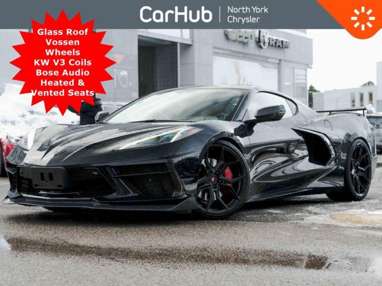 Used 2020 Chevrolet Corvette 3LT Glass Roof Vossen Wheels KW V3 Coils Bose Audio for sale in Thornhill, ON