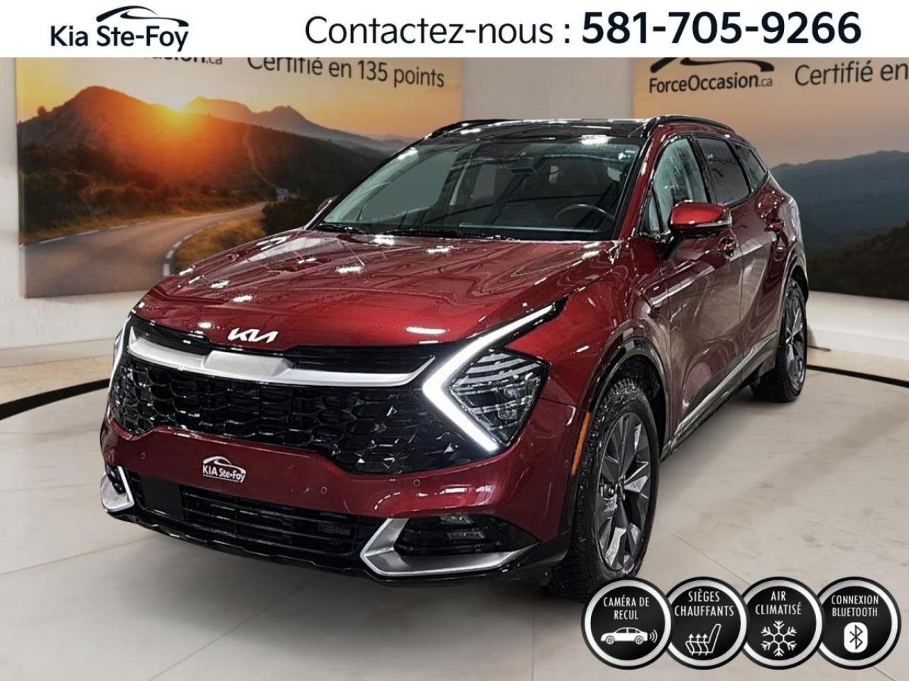 Used 2023 Kia Sportage HEV SX *AWD *CUIR *TOIT *GPS *CARPLAY *BIZONE for sale in Ste-Foy, QC