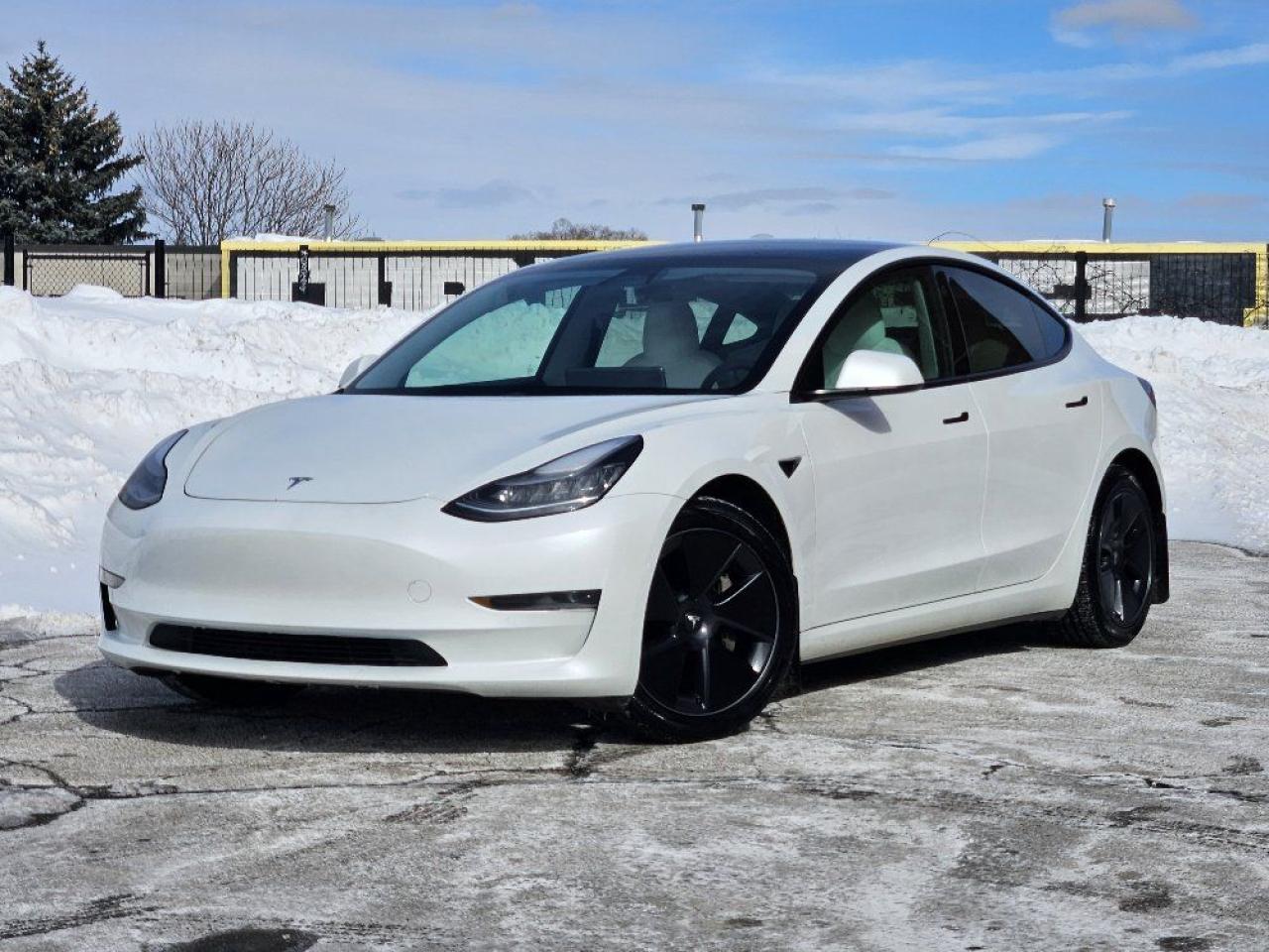 Used 2021 Tesla Model 3 STANDARD RANGE PLUS-WHITE INTERIOR-AUTOPILOT for sale in Toronto, ON