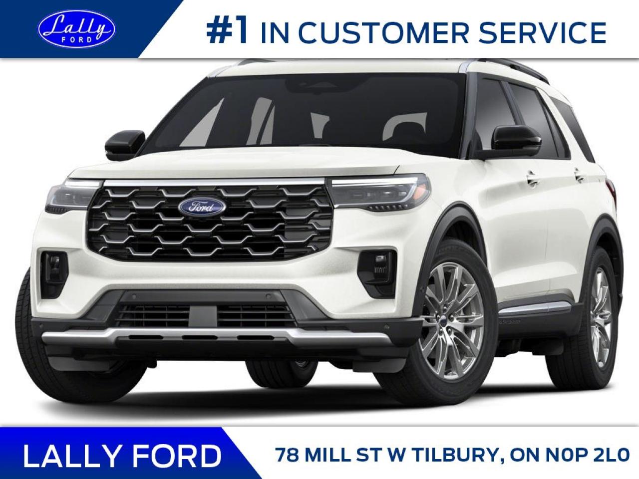 New 2025 Ford Explorer Platinum for sale in Tilbury, ON