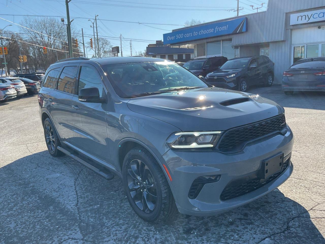 Used 2023 Dodge Durango 5.7L R/T AWD!!!!  SUNROOF. LEATHER. HEATED SEATS. NAV. BACKUP CAM. A/C. CRUISE. PWR GROUP. KEYLESS E for sale in Kingston, ON