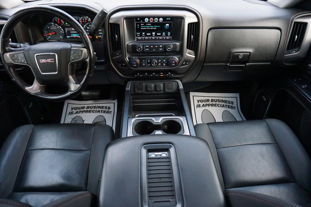2017 GMC Sierra 1500 5.3L V8 SLT ALL-TERRAIN PKG CREW 4WD CERTIFIED *FREE ACCIDENT* NAV CAMERA HEAT LEATHER SUNROOF BLUETOOTH 18" BLACK ALLOYS - Photo #12