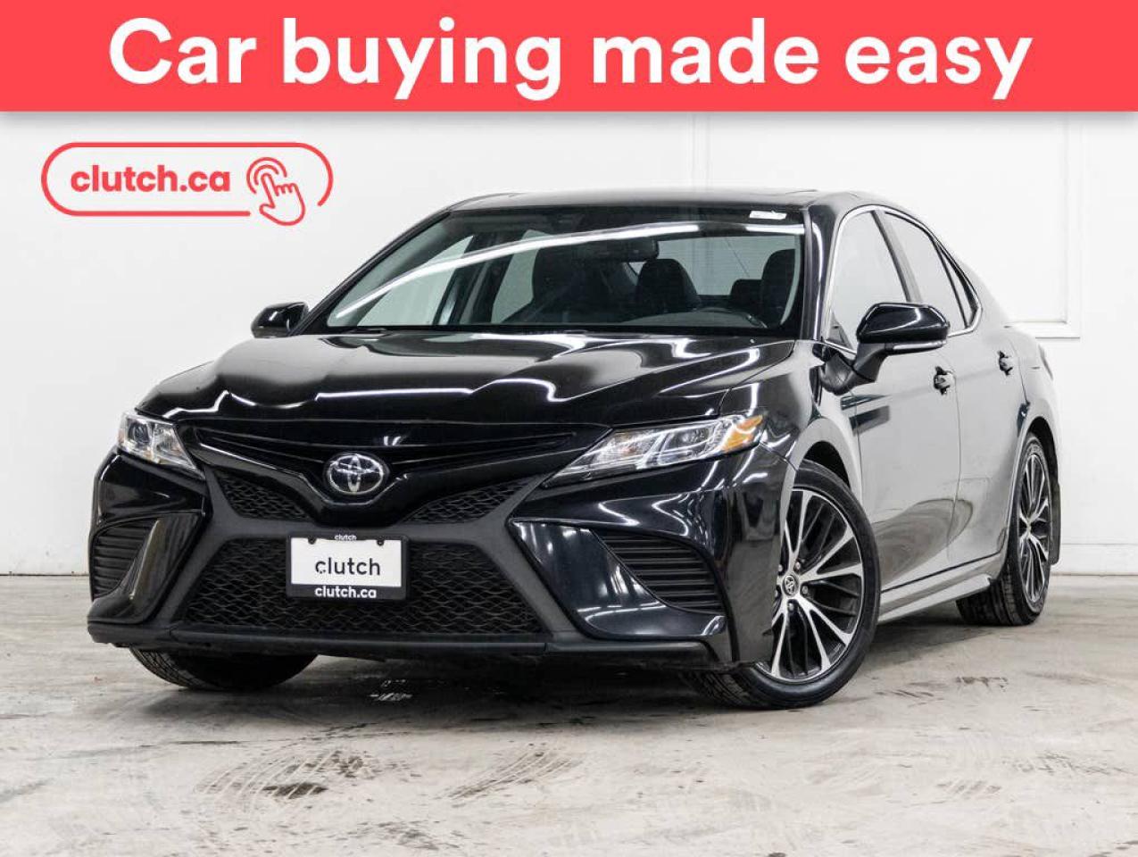 Used 2020 Toyota Camry SE w/ Upgrade AWD Pkg w/ Apple CarPlay & Android Auto, Power Moonroof, Rearview Cam for sale in Toronto, ON