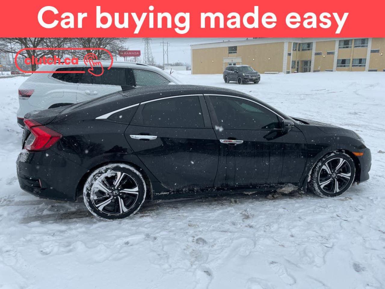 Used 2016 Honda Civic Touring w/ Apple CarPlay & Android Auto, Power Moonroof, Nav for sale in Toronto, ON