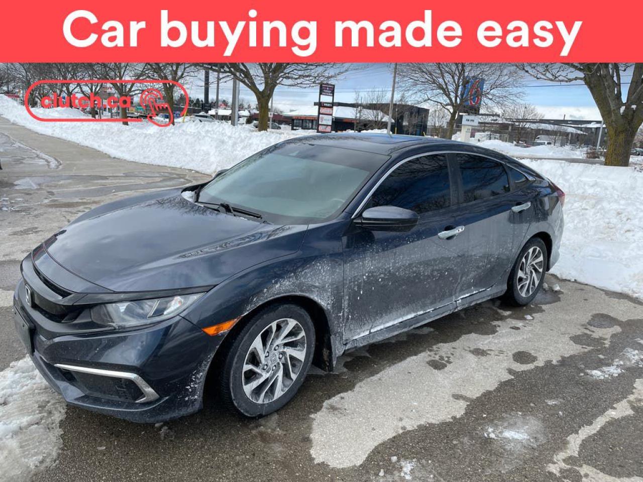 Used 2019 Honda Civic EX w/ Apple CarPlay & Android Auto, Power Moonroof, Rearview Cam for sale in Toronto, ON