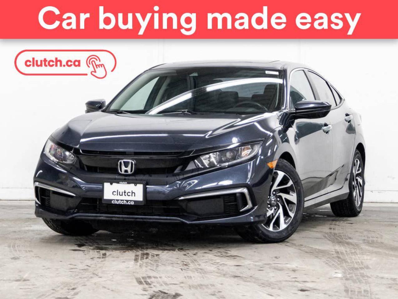 Used 2019 Honda Civic EX w/ Apple CarPlay & Android Auto, Power Moonroof, Rearview Cam for sale in Toronto, ON