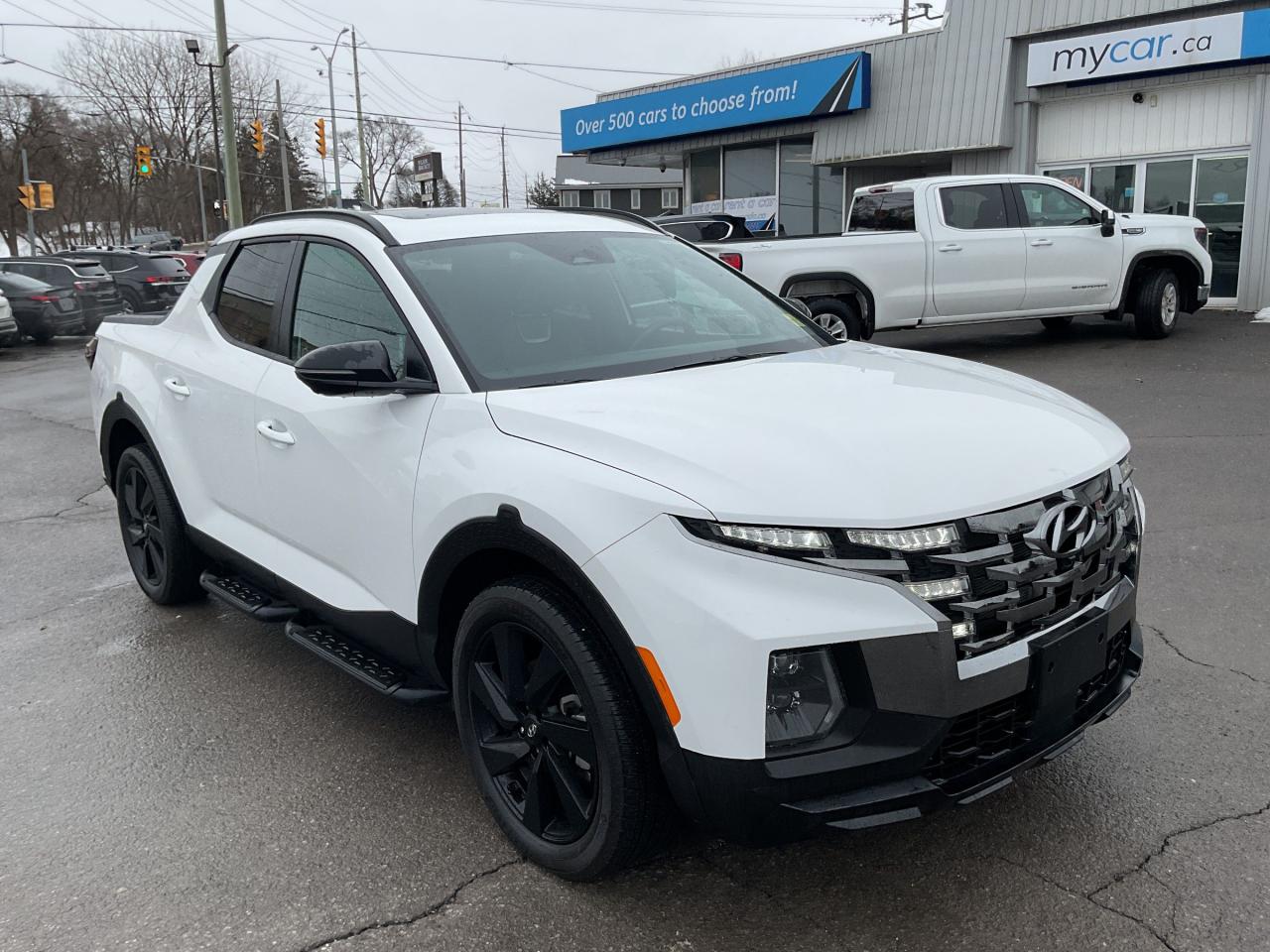 Used 2023 Hyundai Santa Cruz Ultimate LOW MILEAGE!!!!!  SUNROOF. HEATED SEATS. LEATHER. NAV. BACKUP CAM. A/C. CRUISE. PWR GROUP. KEYLESS E for sale in Kingston, ON