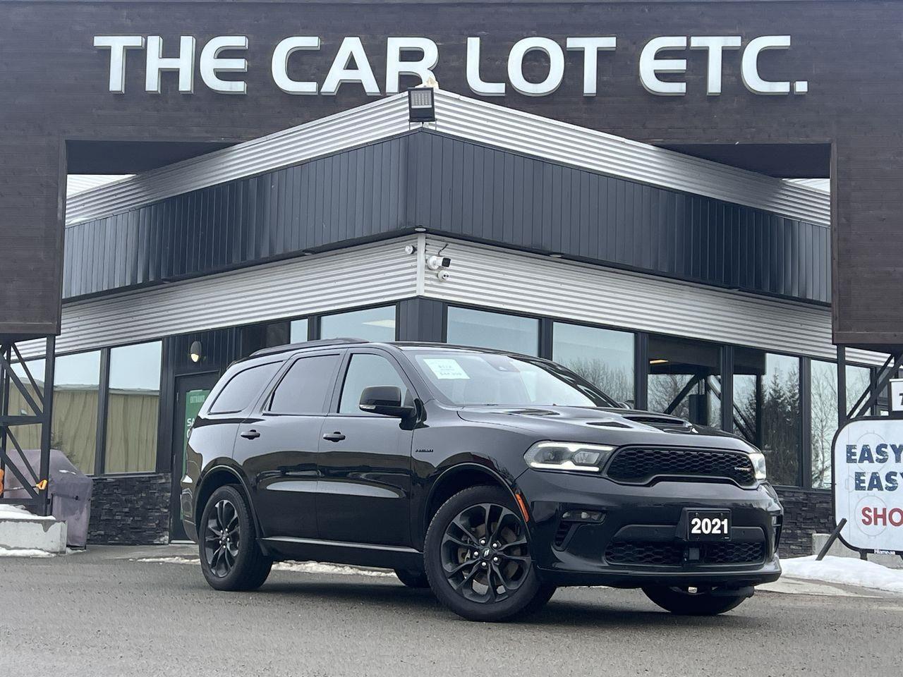 Used 2021 Dodge Durango R/T APPLE CARPLAY/ANDROID AUTO, NAV, HEATED LEATHER SEATS/STEERING WHEEL, BACK UP CAM! for sale in Sudbury, ON