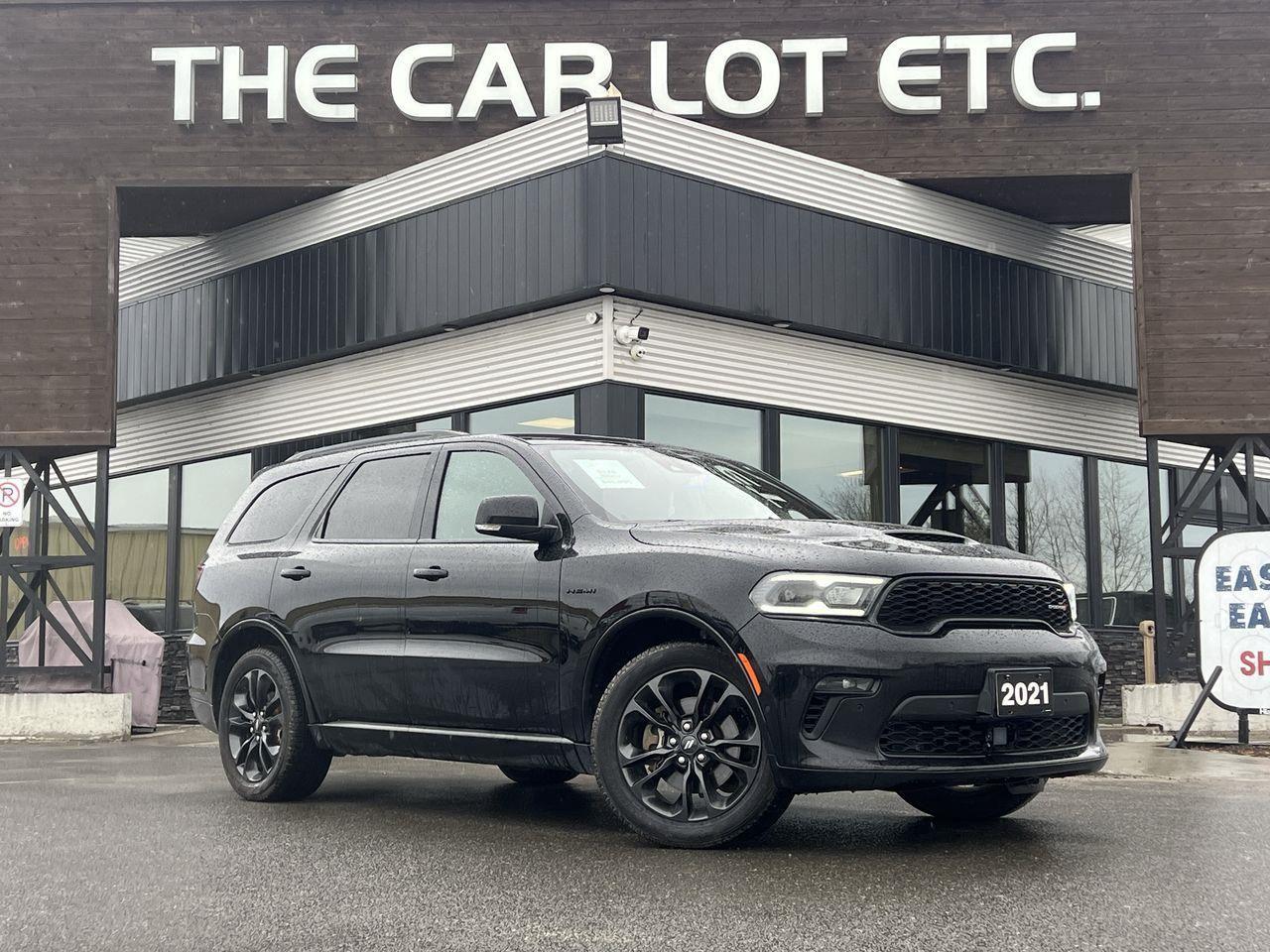 Used 2021 Dodge Durango R/T APPLE CARPLAY/ANDROID AUTO, NAV, HEATED LEATHER SEATS/STEERING WHEEL, BACK UP CAM! for sale in Sudbury, ON