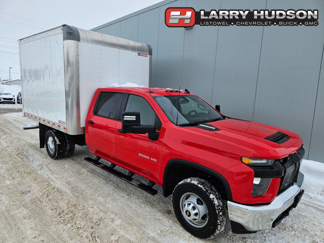 Used 2021 Chevrolet Silverado 3500 HD Chassis Work Truck | 3500 | Crew Cab | 10FT Cube Box for sale in Listowel, ON