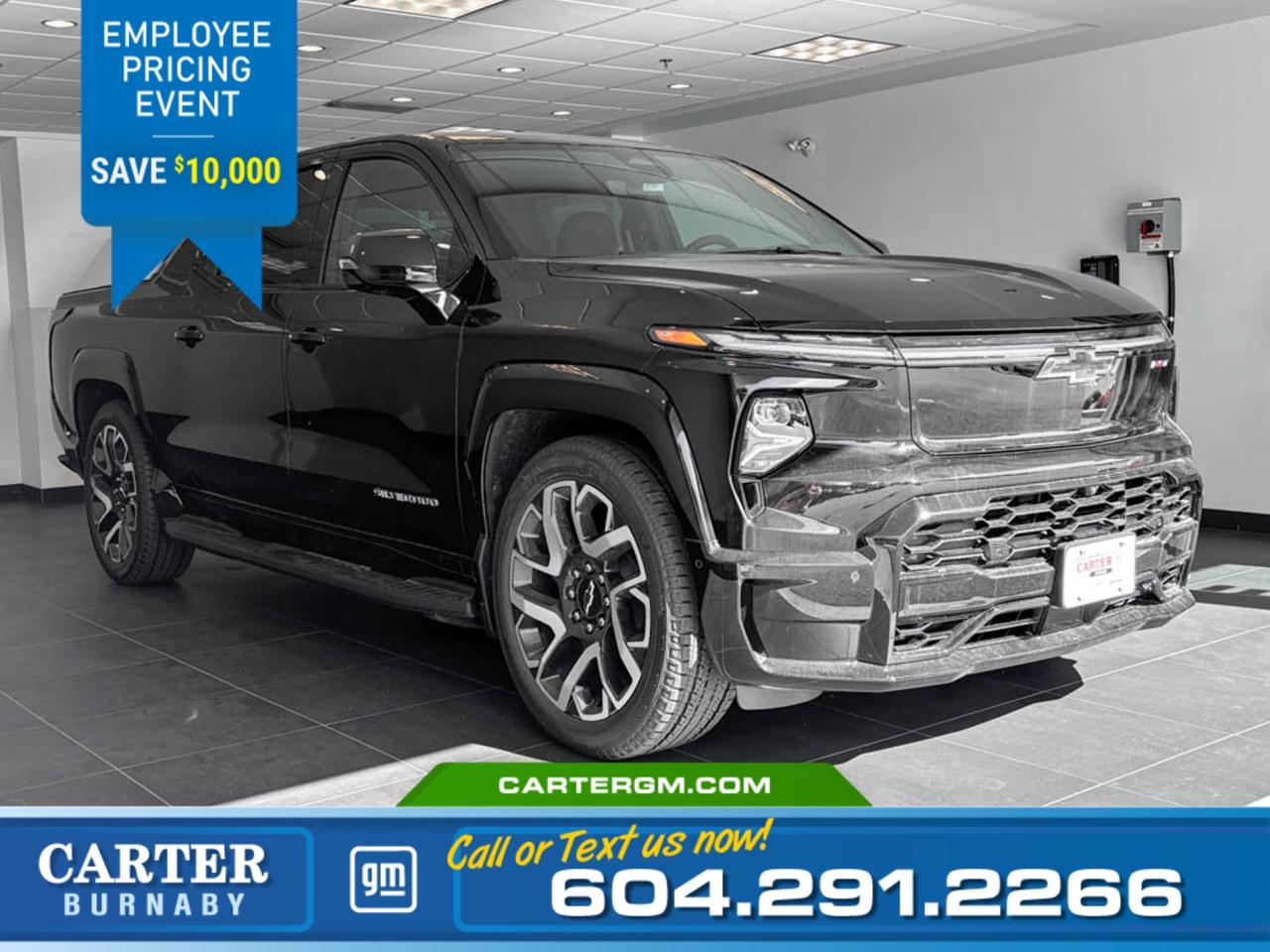 New 2025 Chevrolet Silverado EV EXT RAN RST 4WD | SAVE $10,000/UP TO 628 KM. RANGE for sale in Burnaby, BC