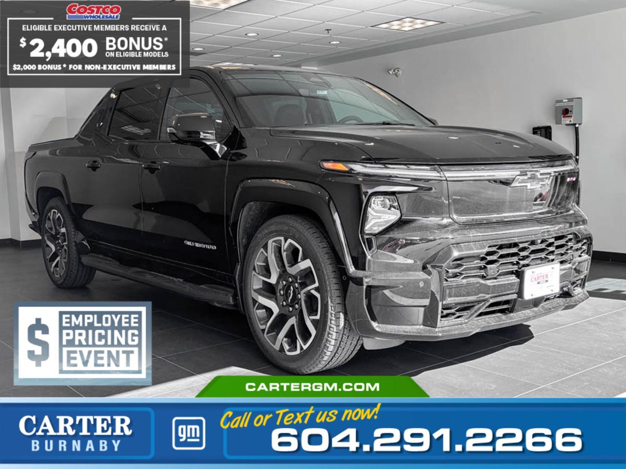 New 2025 Chevrolet Silverado EV EXT RANGE RST | Double Costco Bonus: Up to $2,400! for sale in Burnaby, BC