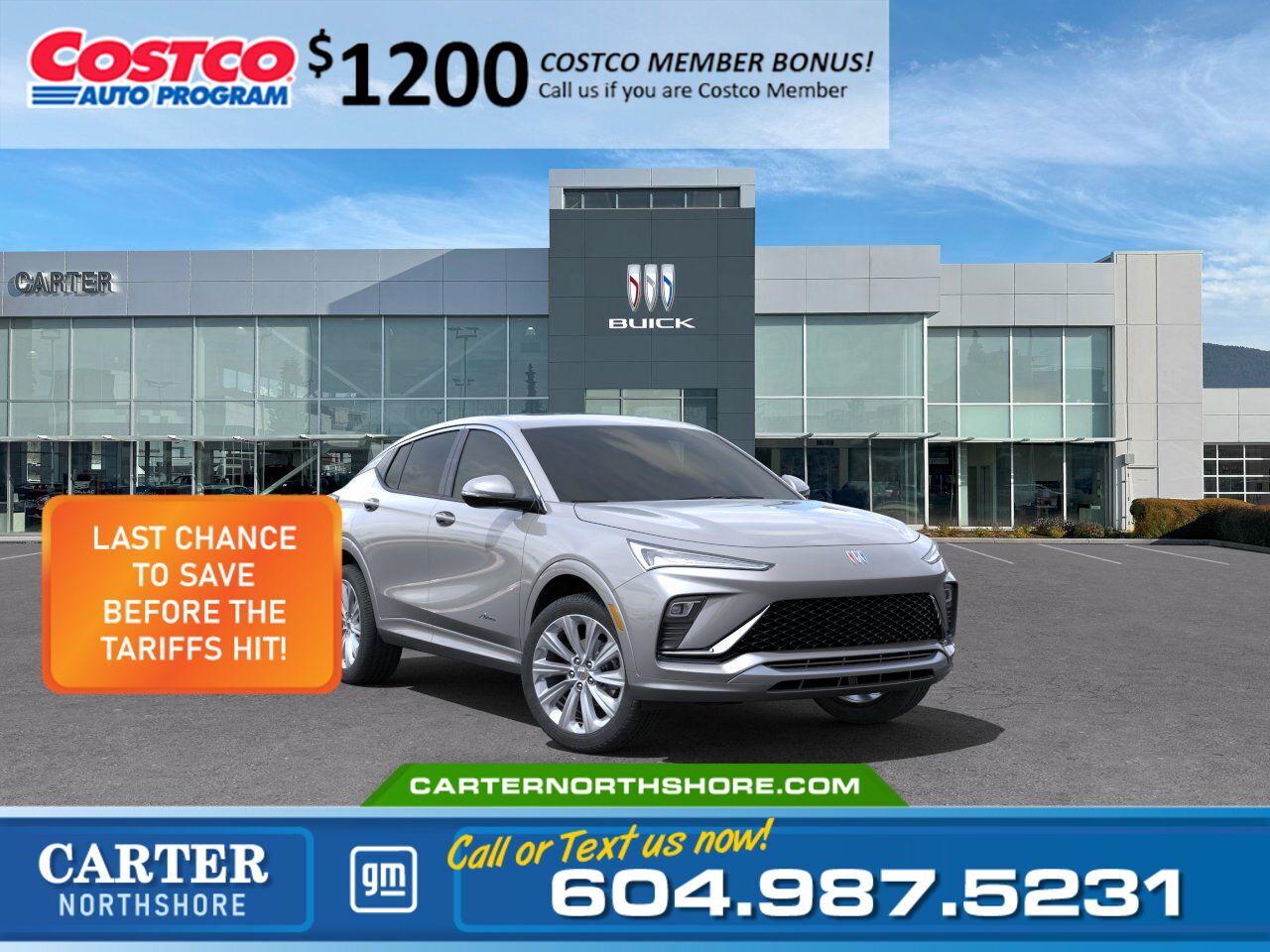 New 2025 Buick Envista Avenir FWD | Costco Members get $1,200 Discount for sale in North Vancouver, BC